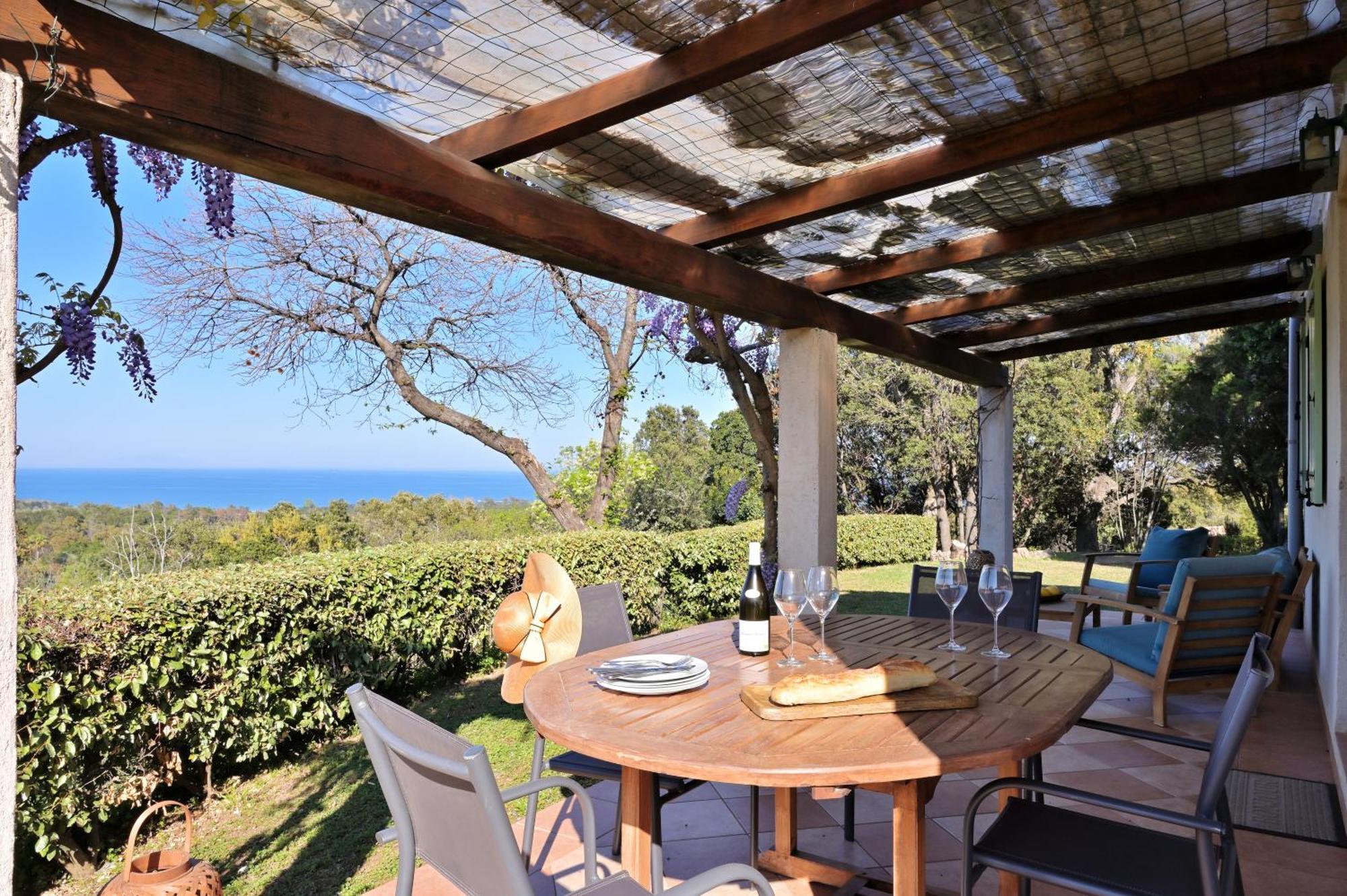 Domaine Punta Della Guardia Villa Vue Mer Dans Nature Protegee, Plage A 1,5 Km 切尔维奥内 外观 照片
